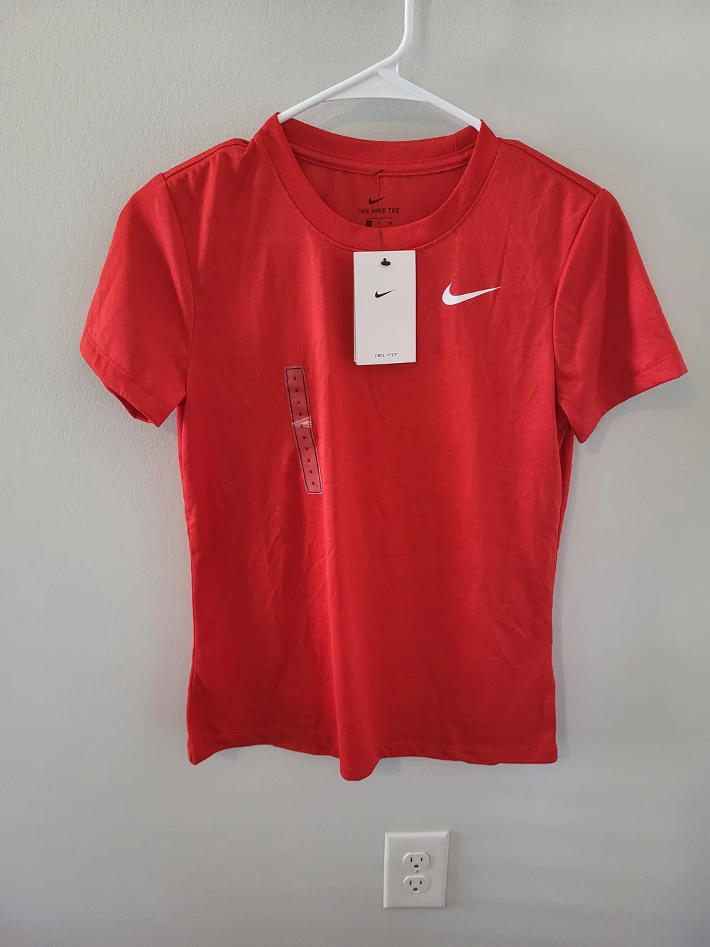 Nike Red Dri-FIT Short Sleeve Tee